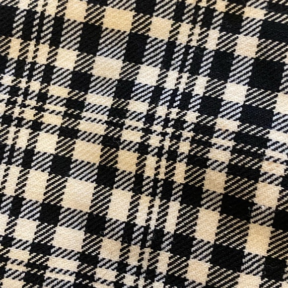 Vintage Anba of Australia Wool Plaid Ski-Pant / Black & White / Size 12 (Small) - Picture 15 of 16
